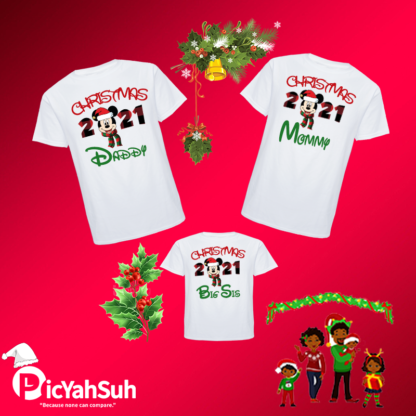 Mickey Mouse Themed Christmas Shirt- Adult